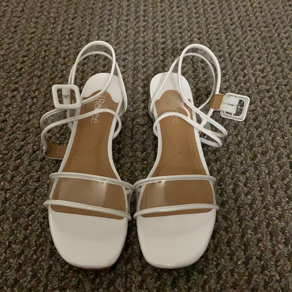 J. Renee White and Clear Heels